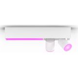 Philips Hue Centris opbouwspot - wit en gekleurd licht - 2-spots - wit - rechthoekig