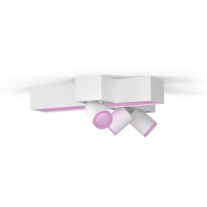 Philips Hue Centris opbouwspot - wit en gekleurd licht - 3-spots - wit - kruisvorm