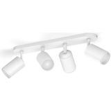 Philips Hue Fugato opbouwspot wit en gekleurd licht 4 spots wit