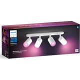 Philips Hue Fugato opbouwspot wit en gekleurd licht 4 spots wit