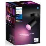 Philips Hue Fugato opbouwspot wit en gekleurd licht 1 spot zwart