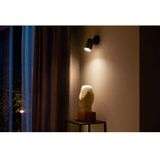 Philips Hue Fugato opbouwspot wit en gekleurd licht 1 spot zwart