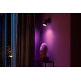 Philips Hue Fugato opbouwspot wit en gekleurd licht 1 spot zwart