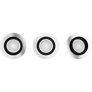 Philips Hue Milliskin - White Ambiance Set von 3 silbergrau