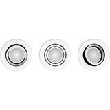 Philips Hue Milliskin Inbouwspot - Warm- tot Koelwit Licht - 3-Pack - Wit - Rond - GU10