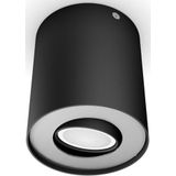 Philips Hue Pillar opbouwspot warm tot koelwit licht 1 spot zwart GU10