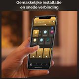 Philips Hue Pillar opbouwspot warm tot koelwit licht 1 spot zwart GU10