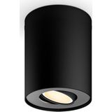 Philips Hue Pillar opbouwspot warm tot koelwit licht 1 spot zwart GU10