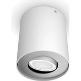 Philips Hue Pillar opbouwspot warm tot koelwit licht 1 spot wit GU10