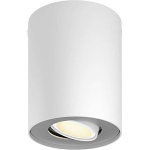 Philips Hue Pillar opbouwspot warm tot koelwit licht 1 spot wit GU10