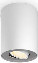 Philips Hue Pillar opbouwspot warm tot koelwit licht 1 spot wit GU10