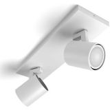 Philips Hue Runner opbouwspot - warm tot koelwit licht - 2-spots - wit - 1 dimmer switch