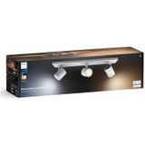 Philips Hue Runner opbouwspot - warm tot koelwit licht - 3-spots - wit - 1 dimmer switch