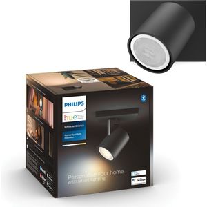 Philips Hue Runner opbouwspot - warm- tot koelwit licht - 1-spot - zwart