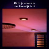 Philips Hue Xamento badkamerinbouwspot - wit en gekleurd licht - 1-pack - zwart - rond