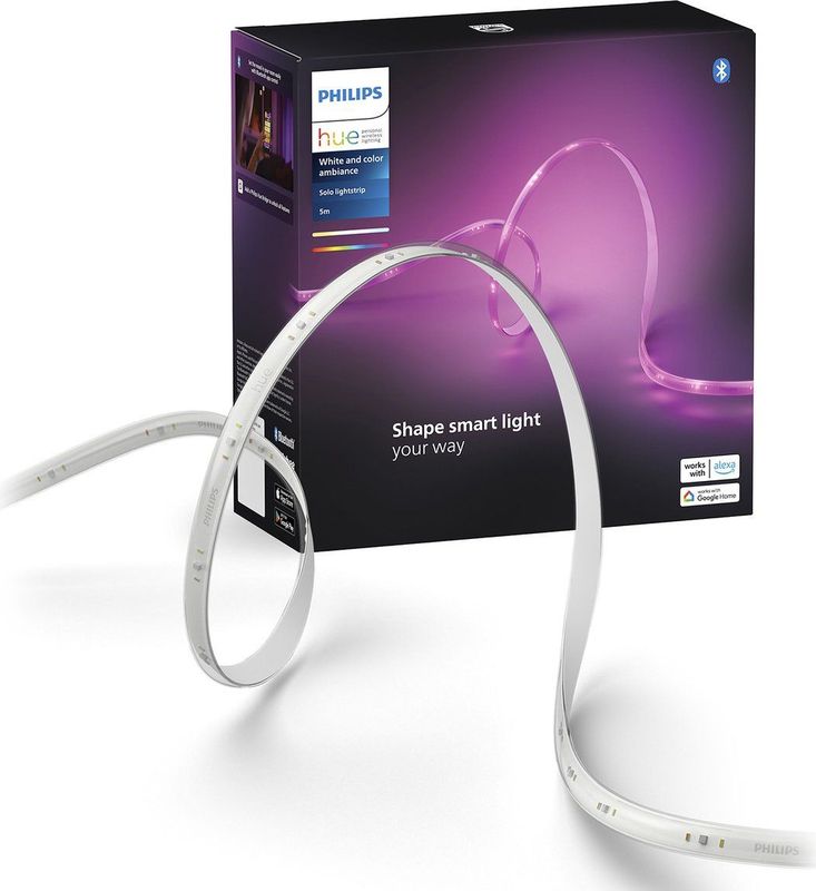 Philips - Hue Solo - LED Strip - Wit en Gekleurd Licht - 5m