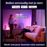 Philips Hue Tento plafondlamp wit en gekleurd licht rond zwart Ø30