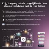 Philips Hue Tento plafondlamp wit en gekleurd licht rond zwart Ø30