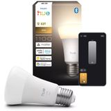 Philips - Hue Smart Lamp - E27 - Peer A60 - Mat - Wit - Zigbee