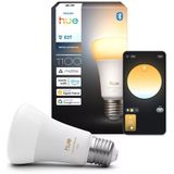 Philips - Hue Smart Lamp - E27 - Peer A60 - Mat - White Ambiance - Zigbee