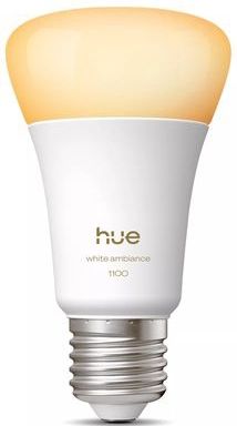 Philips - Hue Smart Lamp - E27 - Peer A60 - Mat - White Ambiance - Zigbee