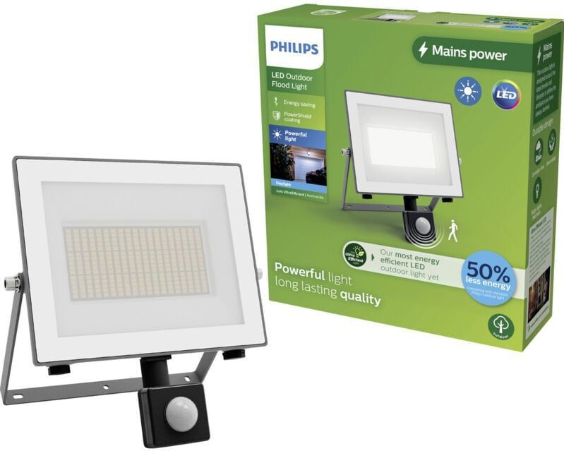 Philips LED Lois 929004643501 LED-buitenschijnwerper met bewegingsmelder 24 W Koudwit
