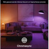 Philips - Hue Smart Lamp - E27 - Peer A60 - Mat - White & Color Ambiance - 2 Stuks