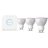 Philips - Hue Starterkit - Slimme Verlichting - Wit en Gekleurd Licht - 3 Pack
