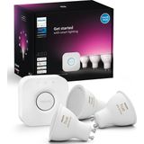 Philips - Hue Starterkit - Slimme Verlichting - Wit en Gekleurd Licht - 3 Pack