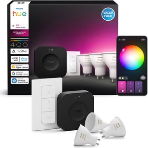 Philips - Hue Bridge Pro - Starterkit - Met LED Dimmer Switch