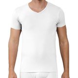 Apollo heren T-shirt Bamboe - V Hals- 2-pack - Wit