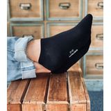 3-paar bamboe sneaker sokken - Enkelsokken viscose  - Wit