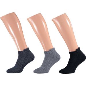 Apollo - Sneakersokken - White - Badstof Zool - 42-47