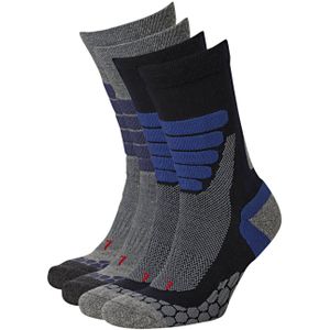 Xtreme Wandelsokken - set van 4 Blauw