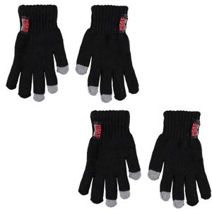 Heatkeeper thermo handschoenen - set van 2 zwart