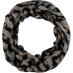 Sarlini Snood Colsjaal Print Camel