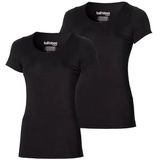 Apollo - T-shirt - Wit - Bamboe 2-pack - Dames