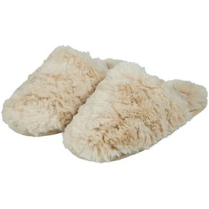 Apollo - Pantoffels - Ecru - Imitatiebont