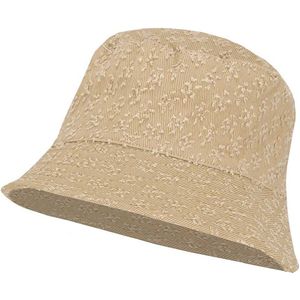 Sarlini - Bucket Hat - Vissershoedje - Hoed - Festival - Dames - Katoen - beige