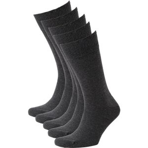 Anytime - Sportsokken - Antraciet - Set van 5