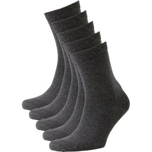 Anytime Sokken - set van 5 Antraciet