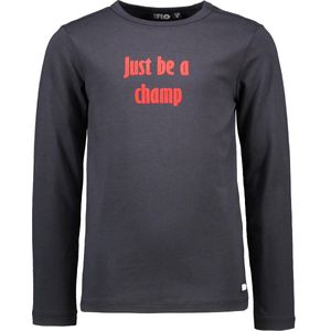 Like FLO - Long Sleeve T-Shirt - Navy - Katoen - Smalle Fit