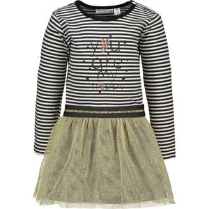 Bampidano - Carice - Jurk - Anthra Stripe - Organic Cotton