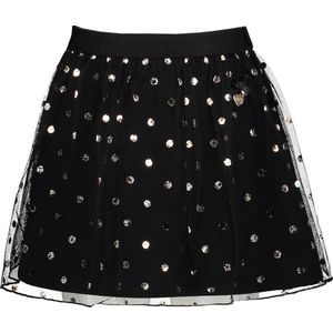 Le Chic - Meisjes Rok - Black - Strokenrok