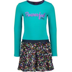 B.Nosy - Jurk - Uni Top - Multicolour Pailletten Rok