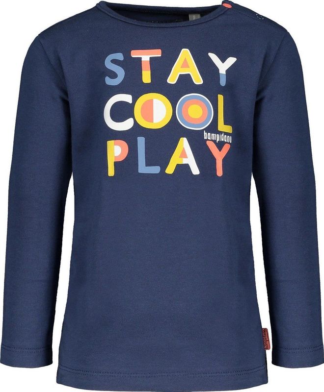 Bampidano - Delano - T-shirt - Blauw - Biologisch Katoen