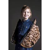 Like Flo - Meisjes Jas - Animal Motief - Imi Fur - Luxe Rib Boordjes