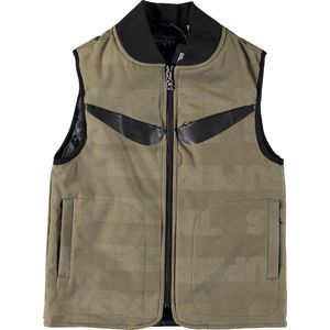 SUPERREBEL Jongens bodywarmer softshell Reef - Army groen
