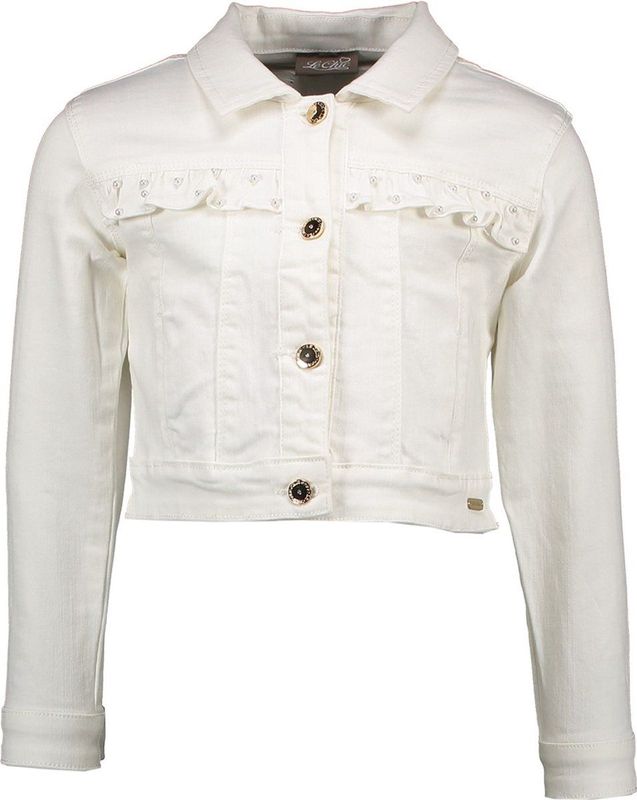 Le Chic - Spijkerjasje - Off-white - Katoen