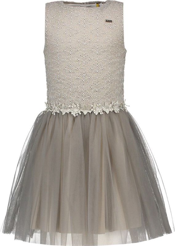 Le Chic - Jurk - Mouwloos - Feestelijke Tule - Maat 140